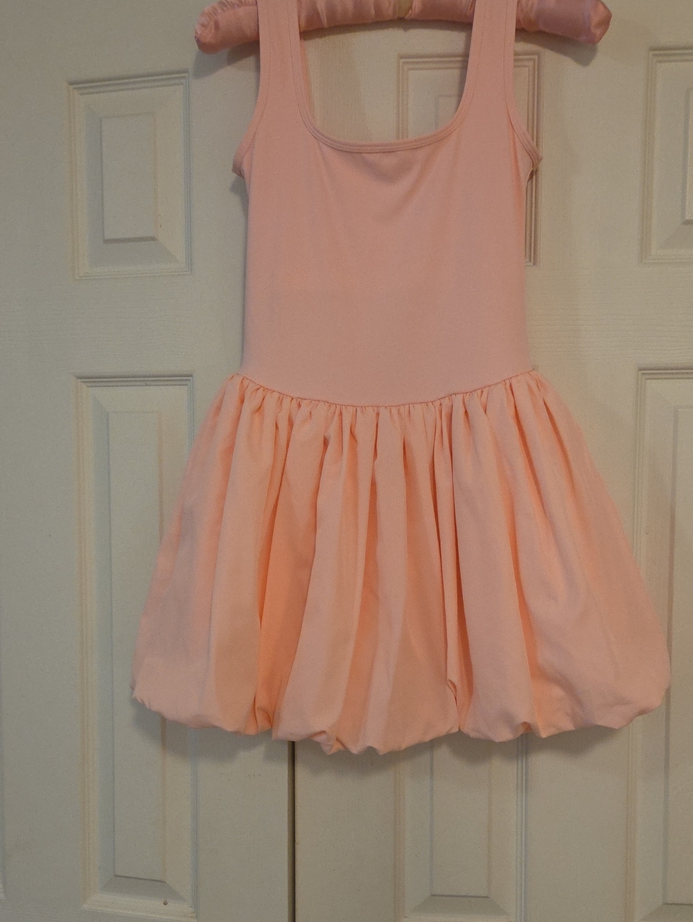 Pink Sleeveless Bubble Dress
